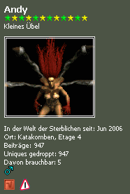 Fake von Domingo f�r Andy