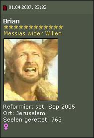 Fake von Ortega f�r Brian