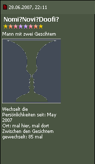 Fake von Lasseko f�r Nomi?