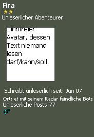 Fake von Fira f�r Der Orden Xar